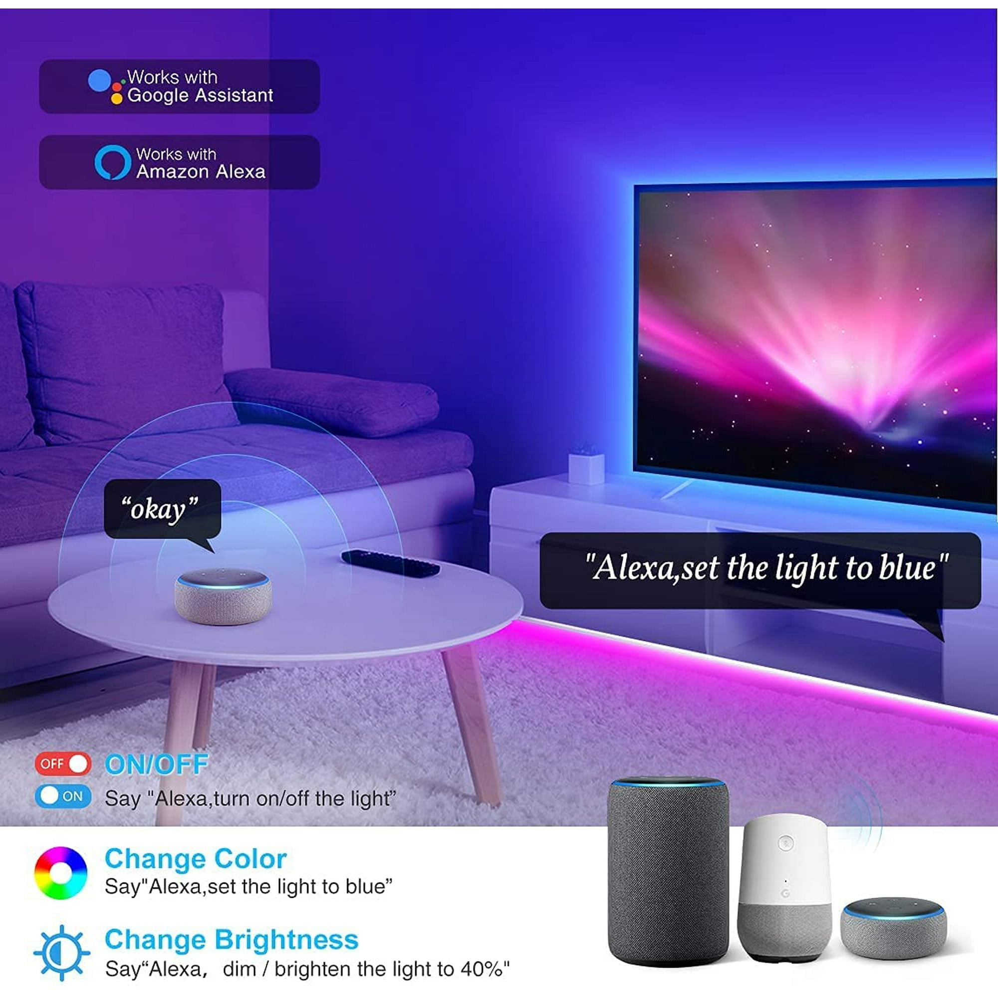 Google Assistant Philips Hue Light Strip Google Home Led Strip