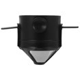 thumbnail image 2 of Stainless Steel Coffee Filter Funnel Collapsible Reusable Portable for Home Travel and Camping with Fine Mesh Design, 2 of 5