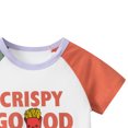 thumbnail image 4 of Gibobby Playera Térmica Ligera Niños pequeños bebés niñas primavera verano estampado de animados manga corta camiseta Tops ropa （Blanco， 2-3 Años), 4 of 4