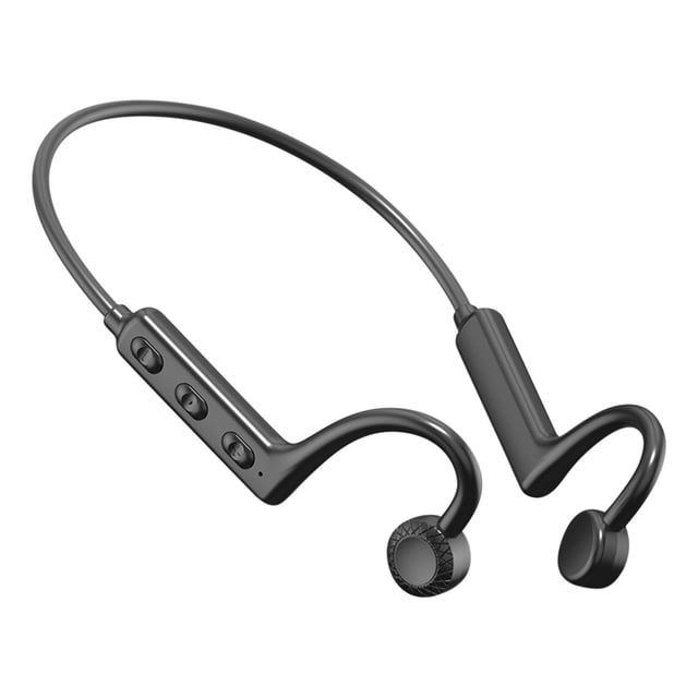 Écouteurs Sans Fil Bluetooth à Conduction Osseuse avec Design à Oreille Ouverte pour Sports Extérieurs et Usage Professionnel