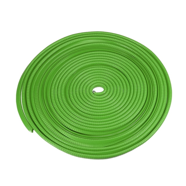 Unique Bargains Car Door Edge Guard 32.8ft U Shape Rubber Edge Trim Seal Strip Protector Universal PVC Iron Green