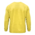 thumbnail image 4 of Oazcsf Mens Waffle Long Sleeve Shirt Knit Thermal Pullover Sweater Crew Neck Lightweight Texture Underwear Winter Warm Big and Tall Men's Tops, 4 of 5