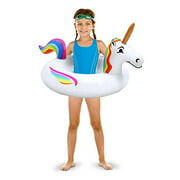 GoFloats Unicorn Pool Float Party Tube â€“ Inflatable Rafts, Kids & Adults