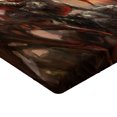 thumbnail image 2 of Ambesonne Fantasy Fitted Sheet, Dragon Mountain Myth, Twin XL Size, Multicolor, 2 of 3