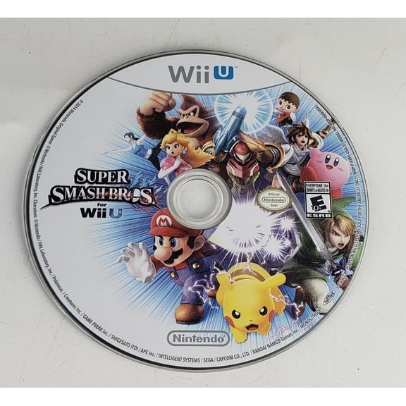 Super Smash Bros. Video Game for Nintendo Wii U, Fighting, 8 Offline Players