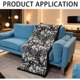 thumbnail image 6 of DIY Coloring Blanket for Adults with 24 Washable Markers, 50x60 Inch Personalized Soft Fuzzy Velvet Blanket for Coloring, Creative Gift for Bed, Couch, Home Decor (A), 6 of 9
