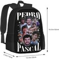 thumbnail image 2 of Pedro Pascal Backpack Large Capacity Backpacks Minimalist Leisure Travel Daypack 16.5 inch, 2 of 7