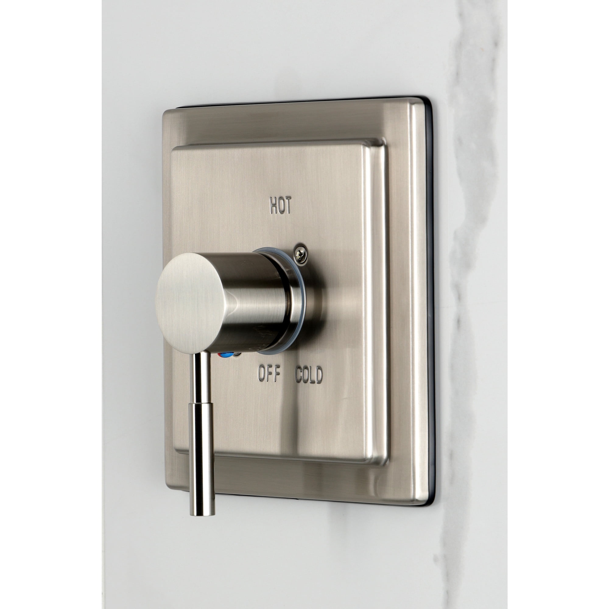 Kingston Brass KB8658DLTO Concord Single-Handle Pressure Balanced Tub Faucet in Brushed Nickel