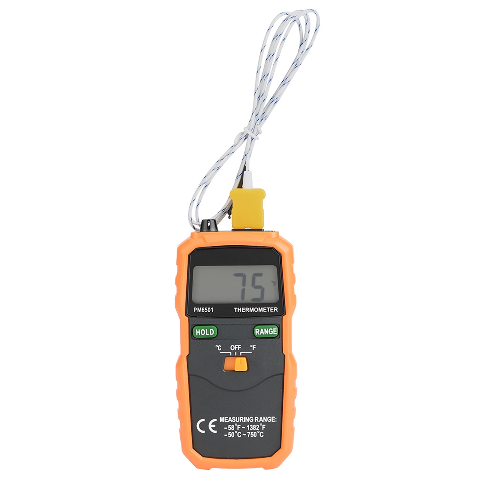, Electronic  PM6501 K Type Digital LCD Temperature  Testing Tool