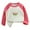 Pink, variant on TIREOW Toddler Girls Boys Long Sleeve Shirts Fashion Raglan Patchwork Sweatshirts Cute Round Neck Tees School Sports Tops Soft Breathable Cotton Crewneck Kids Cartoon Graphic Fall Clothes