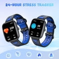 thumbnail image 6 of Smart Watch for Kids 1.75" with Fitness Tracker, Sleep Monitor, Sports Calling , DIY Dial, IP67 Waterproof, Step Counter, Puzzle Games, Alarm Clock, with APP, Gift for 4-15 Years Old Boys and Girls, 6 of 13