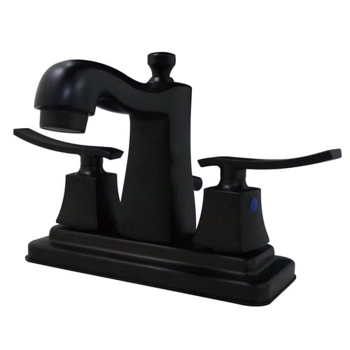 Kingston Brass FB4645JQL Queensbury 4-inch Centerset Lavatory Faucet, Oil Rubbed Bronze