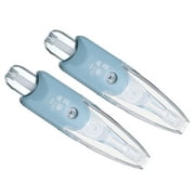 Uxcell White Out Correction Tape Eraser Tape Dispenser Refillable Retractable Instant Correction Blue 2 Pack