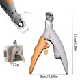 thumbnail image 2 of CHUANK LED Pet Nail Clippers with 5X Magnification - Quick-Clip  Steel Blades for Cats & Dogs  Doubles as Nail Trapper  Battery-Powered (Batteries Not Included), 2 of 3