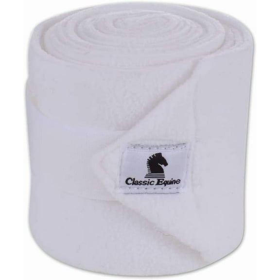 Classic Equine 4-Pack Polo Wraps White