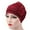 Wine Red, variant on ievspot 1 Pcs Women's Flower Elastic Turban Beanie Head Scarf wrap Chemo Cap hat for Cancer Patient