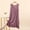 Purple, variant on Naittoop Women Sleeveless Nightgown Soft Modal Cotton Tank Nightshirts Comfy Pajamas Dress Nighties