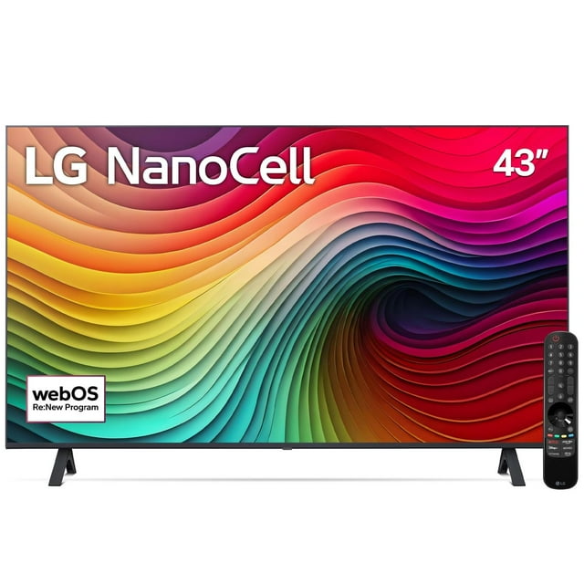 Pantalla NanoCell LG 43 Pulgadas 4K Smart TV 2024 ThinQ AI