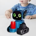 thumbnail image 1 of Robot de juguete para niños, programación de música, recargable con luz, Control remoto, Robot de juguete inteligente para cumpleaños, regalos para Azul, 1 of 10