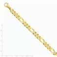 thumbnail image 2 of 14K Yellow Gold 9.2mm Polished Fancy Link Bracelet, 2 of 2