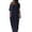 Dark Blue, variant on Women's Off The Shoulder Dress Batwing Short Sleeve Casual Loose Flowy Maxi Dress Oversized T-Shirt Long Dress Y2K, M