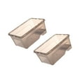 thumbnail image 3 of thinsony Reptile Turtle Tortoise Tank Vivarium Feeding Box with Basking Ramp Black, 3 of 7