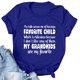 thumbnail image 1 of Fiudx Ofertas Del Día Camisetas de Manga Corta con Estampado de Letras Informales a La Moda de Verano para Mujer, 1 of 3