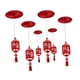 thumbnail image 5 of 6 Piezas Pendientes año Nuevo Chino Decorativos Colgantes de Techo con Borlas para Celebración del año y Primavera Adecuados para Tiendas, 5 of 9