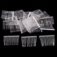 thumbnail image 2 of Peines de metal Gloria 20 piezas Diapositivas Peines Laterales Velo Sidecomb Plata, 2 of 9