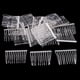thumbnail image 2 of 20 peinetas para el pelo liso con pasador de aluminio y peinetas laterales para velos de novia y bodas. Plata, 2 of 9