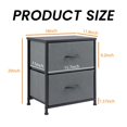 thumbnail image 5 of YOQIANG Fabric Storage Dresser with 5 Drawers Metal Frame Chest of Drawers Multi-Size Organizer Cabinet for Bedroom Closet Hallway, 5 of 8