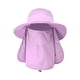 thumbnail image 1 of Sombrero Sombreros Sombrero de Pescador para Mujer con Cubierta de Cuello y Malla para la Cara Sombrero de Cubo Ligero Violeta, 1 of 9