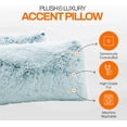 thumbnail image 6 of Cheer Collection Shaggy Long Hair Throw Pillows - Super Soft and Plush Faux Fur Lumbar Accent Pillows - 12 x 20 - Set of 2, 6 of 8