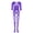 Purple, variant on Sexy Women Fishnet Sheer Open Crotch Body Stocking Bodysuit