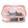 thumbnail image 4 of Bolsa de maquillaje de viaje bolsa de aseo transparente impermeable fácil de operar para acampar para viajes en casa ANGGREK Otros, 4 of 8