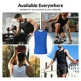 thumbnail image 7 of Kdxio Blue Glitter for Men's Muscle T-shirt,Sleeveless for Workout Running Athletic Gym Lounge Casual, 7 of 7
