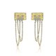 thumbnail image 1 of S925 Sterling Silver Earrings Female Fashion Design Sense Gold Color A--Yellow Gold Plated|Model code6002 Yellow Gold Plated, 1 of 2