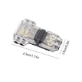thumbnail image 3 of Cateissary Conector de Cable eléctrico Universal de 2 vías, 10A, empalme rápido, Terminal de crimpado en T, accesorios de conexión de Cable, piezas de Electrónica miscelánea, 3 of 6