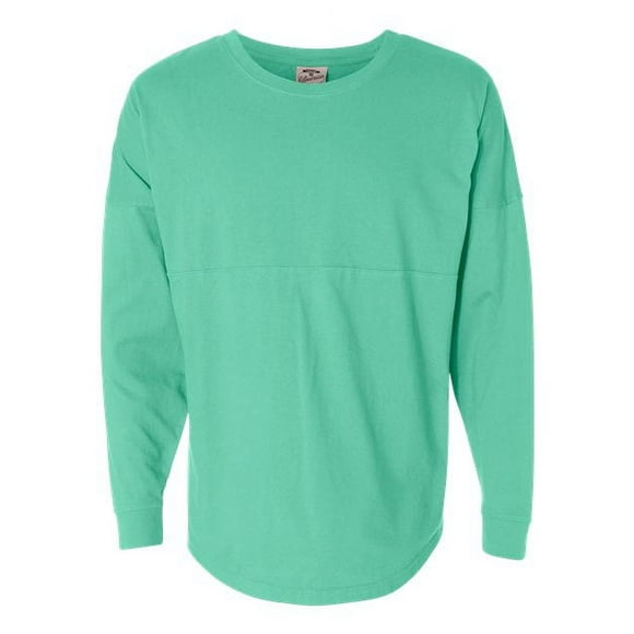 J. America Playera de Manga Larga para Mujer Game Day Jersey, Verde Menta, J América 8229