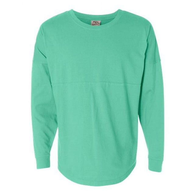 J. America Playera de Manga Larga para Mujer Game Day Jersey, Verde Menta, J América 8229