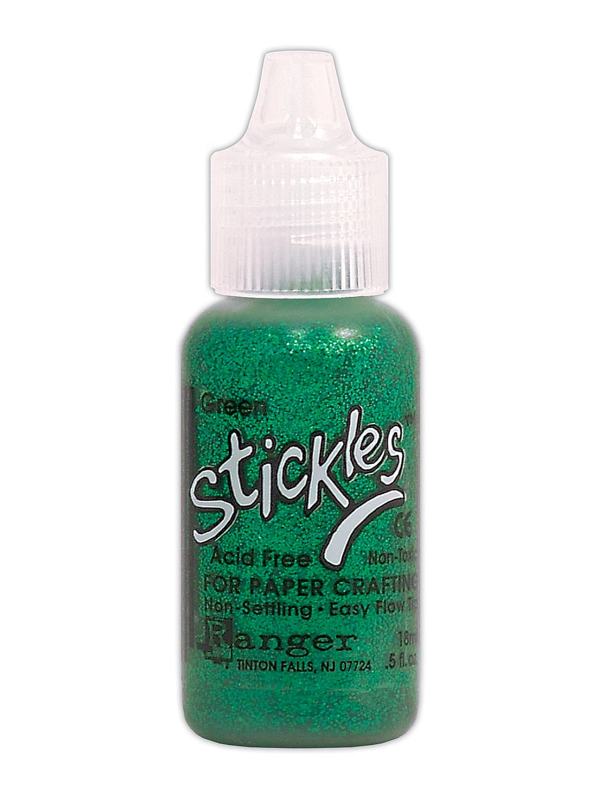Stickles Glitter Glue green, 0.5 oz., bottle (pack of 6)