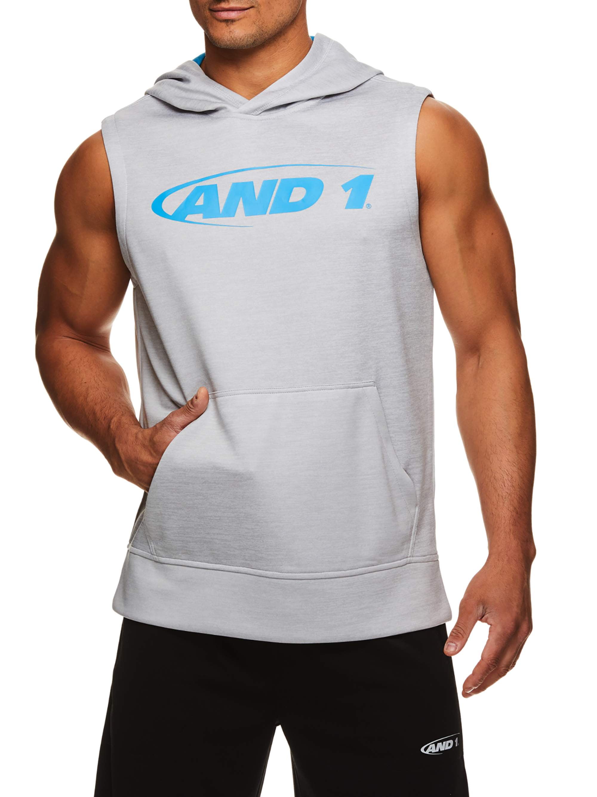 and1 sleeveless hoodie