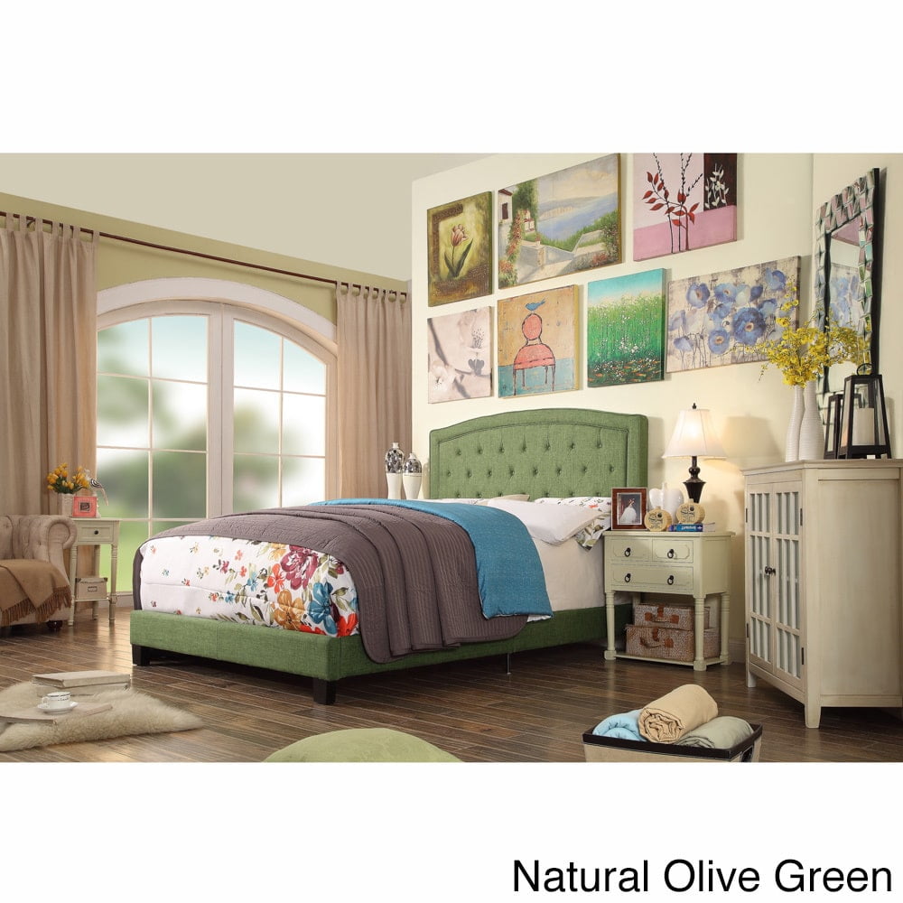Mulhouse Furniture Gabriel Upholstered Panel Bed Com