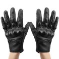 thumbnail image 1 of Guante de cuero artificial cepillado guantes de carreras para ciclismo guante a prueba de viento con pantalla táctil ANGGREK Otros, 1 of 8