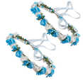 thumbnail image 1 of Diademas florales para boda, aro para el pelo nupcial, cinta de hoja para mujer, sombrerería de fiesta, accesorios de Navidad, 1 of 5