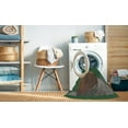 thumbnail image 2 of Ahgly Company Machine Washable Indoor Round Transitional Fall Forest Green Area Rugs, 6' Round, 2 of 7
