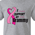thumbnail image 4 of Inktastic Breast Cancer Awareness I Support My Grammy with Pink Ribbon Youth T-Shirt, 4 of 5