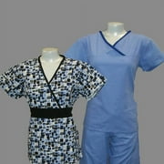 MEDGEAR 3 -PC 7870 Galaxy Pewter & 1010 Ceil Mosaic Print top