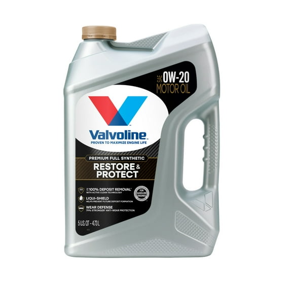 Valvoline Restore & Protect Full Synthetic 0W-20 Motor Oil 5 QT