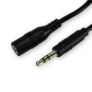 Onn Auxiliary Cable 6' Extension, Black